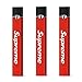 Juul Skin Wrap Vinyl Sticker Decal| 3 Pack | Juul Skins for Juul Device | Hype Skins | Red Supreme