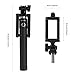 Coocheer Extendable Bluetooth Smart Selfie Stick Shooting Monopod Remote Shutter for iPhone, Samsung, Android