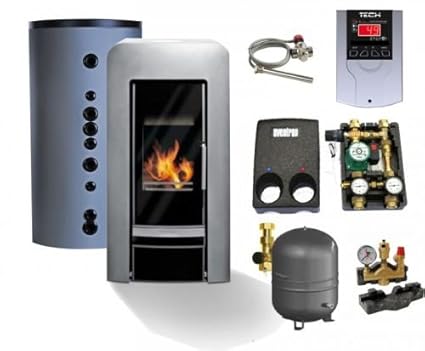 Kaminofen mit Wärmetauscher Komplettpaket (Standard) Buderus Logastyle