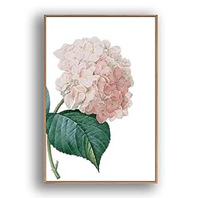 Framed Canvas Wall Art Beautiful Flowers in Grid Giclee Print Gallery Wrap Modern Home Prints Ready to Hang - 16x24 inches