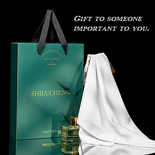 Shilucheng 100 Bamboo Sheets Set Queen Size 1800 Thread Count Soft Bed Sheets,16 Inch Deep