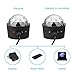 SUNY RGB LED Party Light with Magnetic Paste, Cordless Pocket Disco Ball Rechargeable DJ Lights Sound Activated Strobe Stage Light for Christmas Shows Home Car Wedding Romantic Decoration Gift