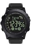 Mens Digital Sports Watch Waterproof Outdoor Military Pedometer Calorie Counter Multifunction Bluetooth Smart Watch Tactical