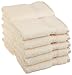 Superior Egyptian Cotton 10-Piece Face Towel Set , Small Towels For Facial, Spa, Quick Dry, Absorbent Towels, Bathroom Accessories, Guest Bath, Home Essentials, Washcloth, Airbnb, Ivory