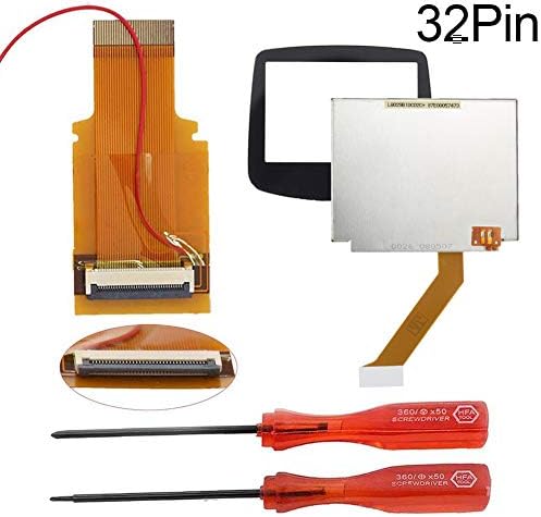 Zoomarlous LCD Backlight Screen Kit 32/40 Pin for Gameboy Advance MOD GBA SP AGS-101