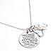 LParkin You Are Braver Than You Believe Awareness Necklace Birthstone Graduation Gift Best Friend Encouragement Gifts …