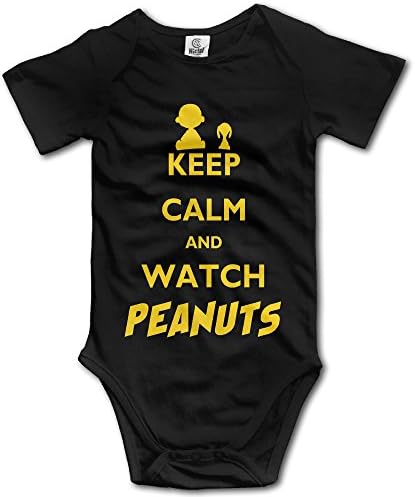 The Peanuts Movie Short Sleeve Romper Vest For Infant Black