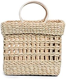 Poolside Bags Women's The Masha Tote Bag, Natural, One Size