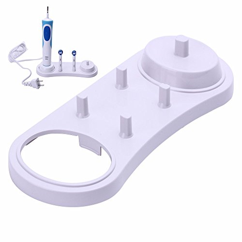 Electric Toothbrush Holder Stander Support Holder Tooth Brush Storage Box For Oral B ( not include toothbursh ) (White)