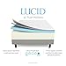 LUCID 14 Inch Plush Memory Foam Mattress - Ventilated Gel Memory Foam + Bamboo Charcoal Infused Memory Foam - CertiPUR-US Certified - 25-Year Warranty - Full