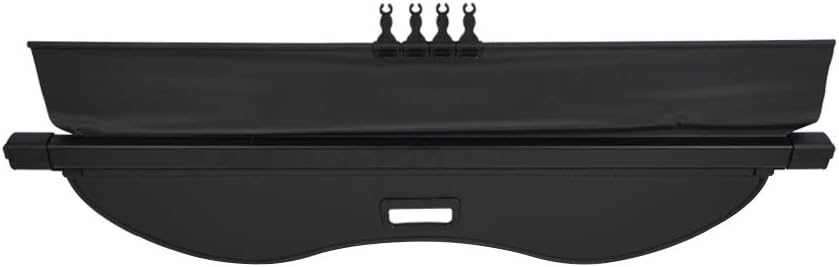 Caartonn Cargo Cover For 2013 2014 2015 2016 2017 2018 2019 Ford Escape Trunk Retractable Cargo Luggage Security Shade Cover Shield Black With Small Flaps