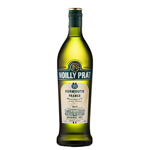 Noilly Prat Original Dry Vermouth, 18% vol., 1L / 100cl, französischer Aperitif mit 20 Kräutern und Gewürzen, darunter Kamille, Koriander, Bitterorangen und Holunderblüten