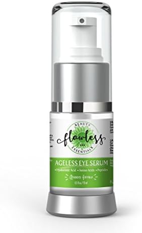 Ageless Eye Serum,For Dark Circles, Bags, Wrinkles, Swelling, Puffing, And Redness. With Hyaluronic Acid, Hydrosol, Peptides, Plant Stem Cells, Cucumber Water, And Amino Acids. Cruelty Free And Vegan.