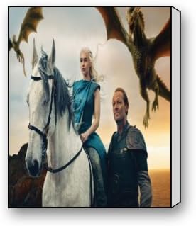 Scottshop Custom Game of Thrones Emilia Clarke Canvas Print Wall Art Print 16"x 20"