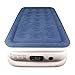 SoundAsleep Raised Twin Size Premium Air Mattress - Best Inflatable Airbed with Plush Top and Internal High Capacity Pump - Exclusively with ComfortCoil Technology & No Hassle 1-Year Warranty