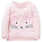 Fiream Girls Crewneck Cartoon Long Sleeve Sweatshirt