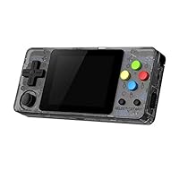 Coedfa Portable Game Console, Handheld Retro Video Games 2.7 Inch HD Screen 16GB Memory Classic Games, Can Play On TV, Thumbs Mini Palm Nostalgia Toys Gifts for Kids Children Adult Home Game (Black)