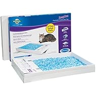 PetSafe ScoopFree Self-Cleaning Cat Litter Box Tray Refills, Non-Clumping Crystal Cat Litter, 3-Pack