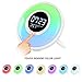 All -in-One Wake Up Light Alarm Clock with FM Radio, Sleep Sound Machine,Sleep Timer,10 Color Night Light & 23 Soothing Sounds