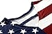 OMONSIM America Flag Pattern V-Neck Short Sleeve T-Shirt