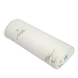 SOFTaCARE Knee Pillow – Premium Bolster Pillow with Bamboo Cover – Best Half Moon Support Pillow for Knees – Sleeping - Sciatica - Knee Pain Relief - Pregnancy. Relieves Your Pain – Just Rest!