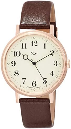 [セイコーウォッチ] 腕時計 リキ RIKI(リキ) メイド・イン・ジャパンモデル 白銀比デザイン フルアラビア表記 AKPK007 ブラウン