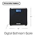 Proctor Silex 86550 Digital Body Weight Bathroom Scale, Step-on Technology, Large LCD Display, Black