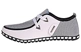 The New Style men's casual shoes, White, US-9.5 JP-26.5