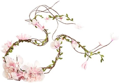 BGDRE® Garland Bridemaid Flower Bridal Wreath Manuellement Vacation Artificial Flower Rattan Head Wreath For Hair Floral Bridal Hair Accessory Wedding Flower Headpiece