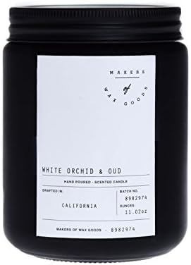 Makers of Wax Good Small Batch Candle Collection (White Orchid &amp; Oud Jar)