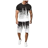 Men's Summer 2 Piece Outfits, Casual Tracksuits