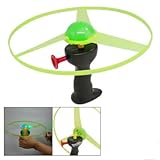 Como Funny Red Blue Green LED Light Up Flying Disc Toy
