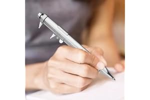 Vernier Caliper Pen, Multifunction Precision 0-100mm Measuring Tool Portable Plastic Gauge Ruler for DIY Craft