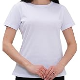 Women's Essentials T-Shirt, Cotton Crewneck Tee, Classic Fit T-Shirt for Women (White,2XL)