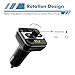 iClever Wireless Bluetooth FM Transmitter Radio Adapter Car Kit with Dual USB Port Remote Controller