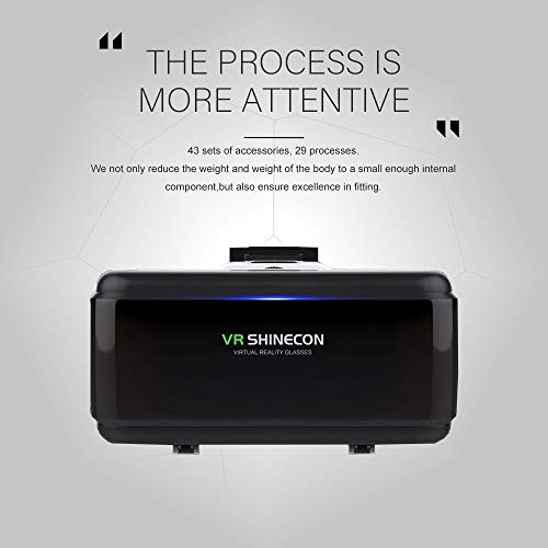 Sunsupfan VR Headset with Remote Controls for iPhone&Android, Lightweight Design, Eye Protection, Anti-Blue Light, HD… - Image 2