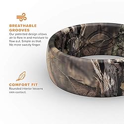 Mossy Oak Agua Blacktip Camo Silicone Ring by