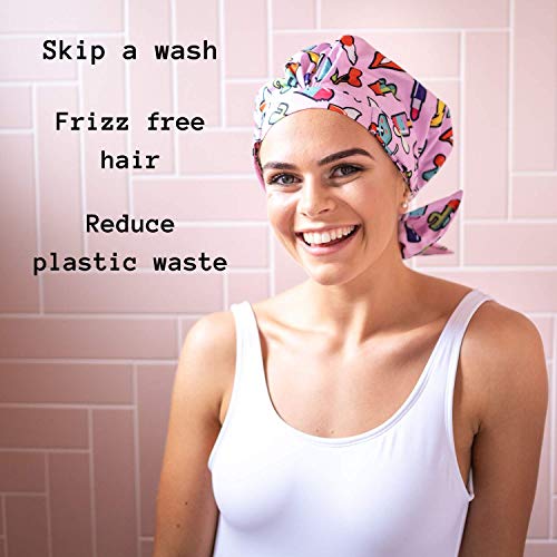 Luxury Eco Shower Cap For Women Made From 100 Recycled Materials