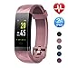 Letsfit Fitness Tracker HR, Activity Tracker Color Screen, Heart Rate Monitor, Sleep Monitor Step Counter, Calorie Counter, Pedometer IP68 Smartwatch for Kids Women Men