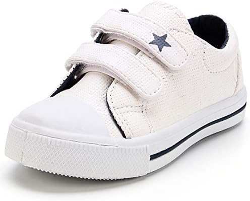 KomForme Toddler Kids Boy Girl Toddler Sneakers Cartoon Dual Hook and Loops Baby Sneakers Shoes