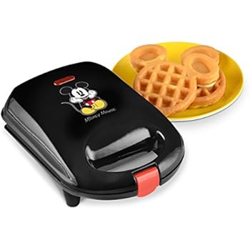 Disney DCM-9 Mickey Mini Waffle Maker, Black
