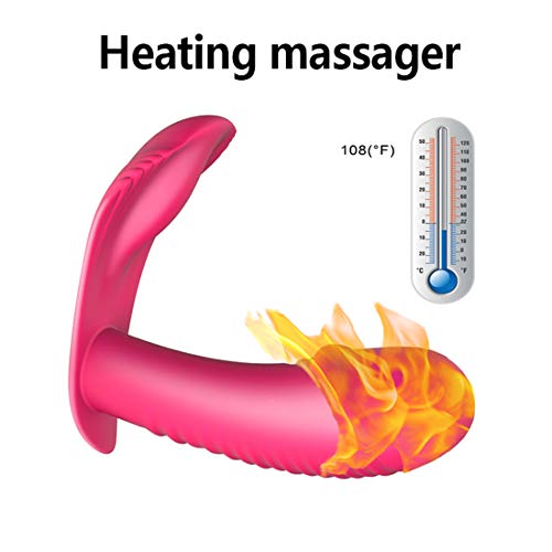 Manual Wand Massager Sticks Remote Control Heating Sports Personal Massager Multi-Speeds Body Massager Waterproof Silicone Vibrantor 10 Speeds Silent Rechargeable