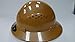 HDPE Natural Tan Full Brim Hard Hat with Fas-trac Suspension