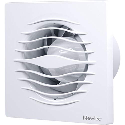 Newlec NLLPF100TA Low Profile Extractor Fan with Timer - 100mm / 4 Inch