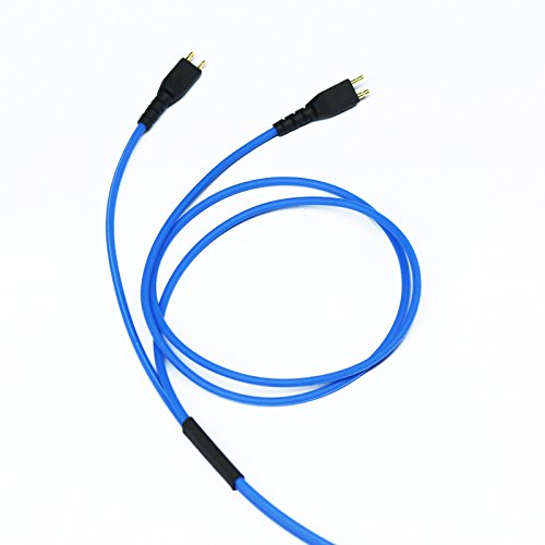 NEW NEOMUSICIA Replacement Cable Compatible with Sennheiser HD25 HD 25-1 HD25-1 II HD25-13 HD25-C Headphone, Remote Volume Control Mic Compatible with Apple iPhone iPod ipad iOS only Blue