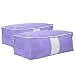 MOHO & HOME Jumbo Storage Bags Underbed Organizer Closet Space Saver Bag, 32"x18"x12", Set of 2