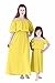 YMING Mother Me Chiffon Maxi Grow Empire Waist Chiffon Dress Mom,Yellow,S