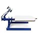 Mophorn Screen Printing Machine 1 Station 4 Color Screen Printing for T-shirt DIY Screen Printing Press Silk Screen Removable Pallet