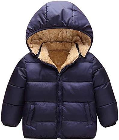 Jchen(TM) Clearance Toddler Baby Kids Little Boy Girl Winter Hooded Jacket Thick Keep Warm Outerwear Coat for 1-6 Y