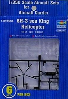 SH-3H Sea King Helicopter Set for USS Nimitz 6-Box 1/350 Trumpeter